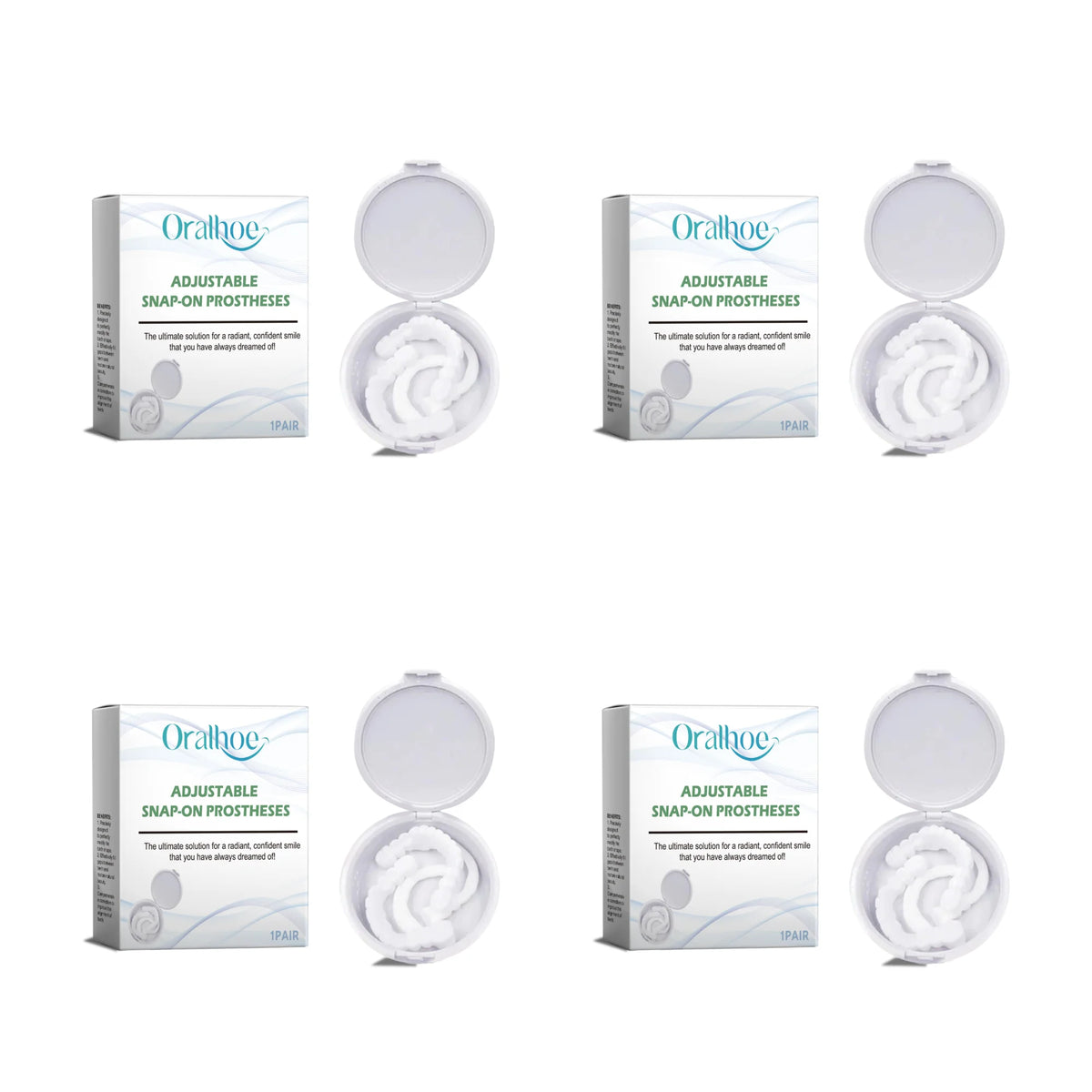 Adjustable Snap-On Dentures for Smile Makeover