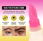 Long-Lasting Brow Lamination Styling Glue with Precision Comb
