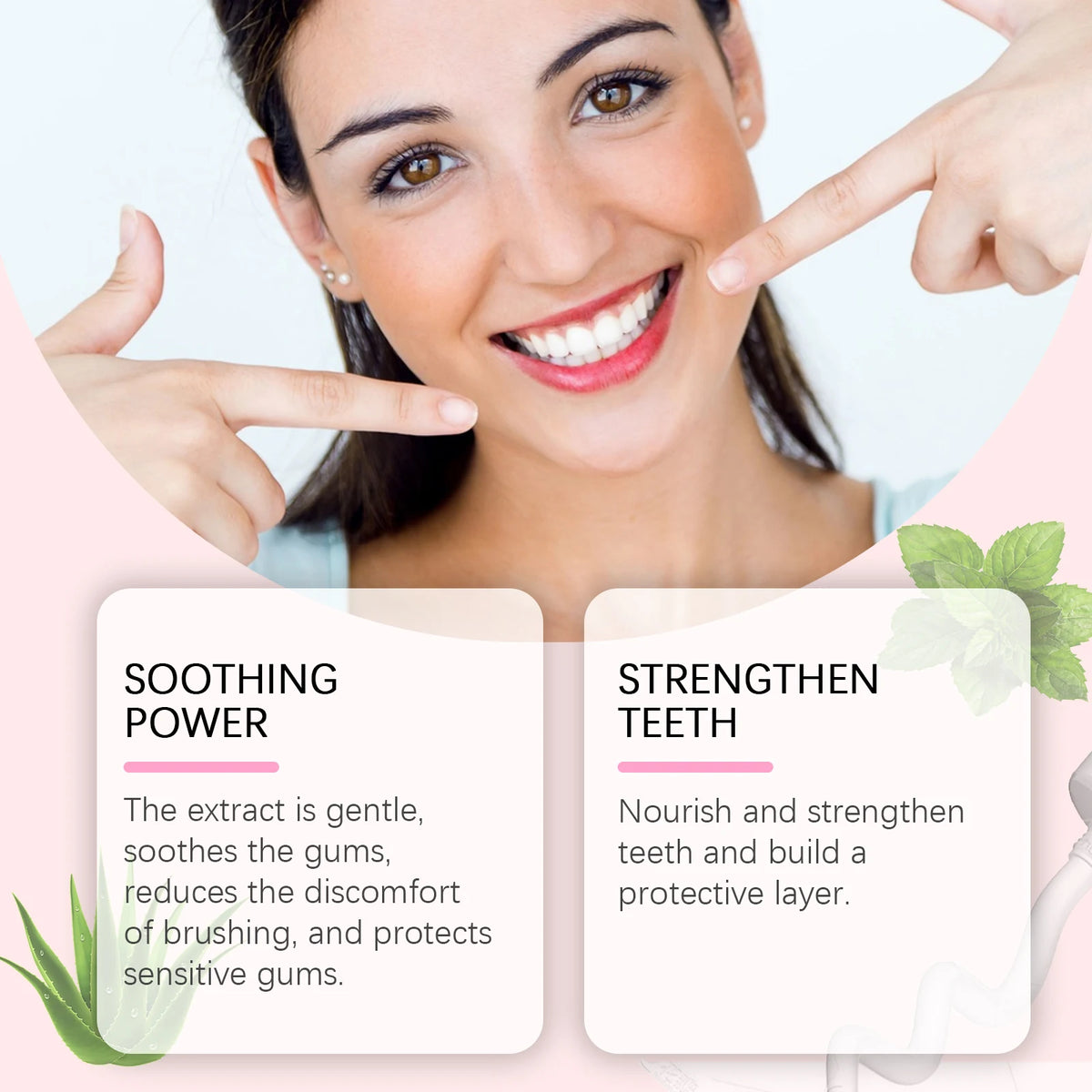 Brightening Teeth Whitening and Gum Repair Toothpaste
