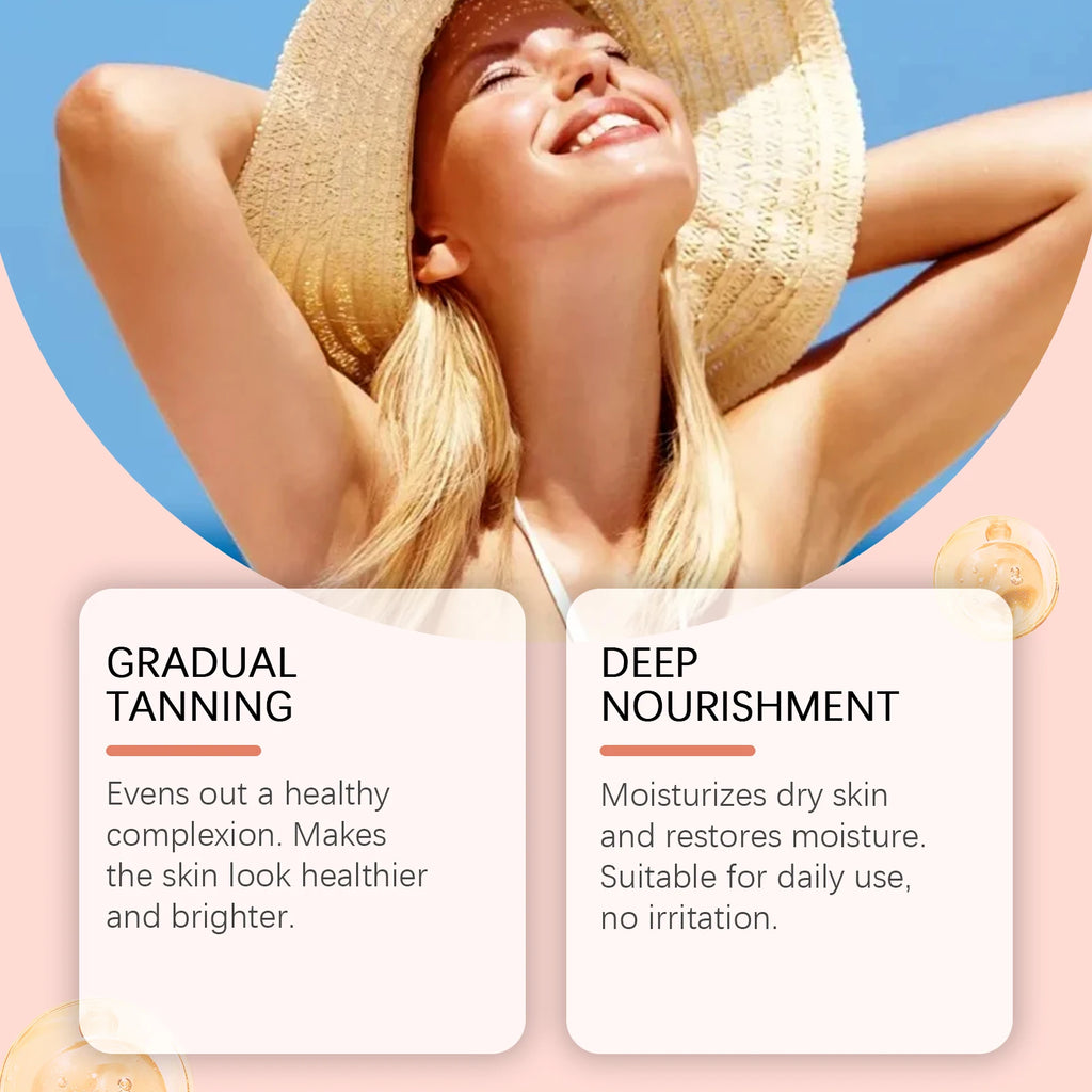 Intensifying Tanning Accelerator Cream for Sunbeds and Outdoor Use