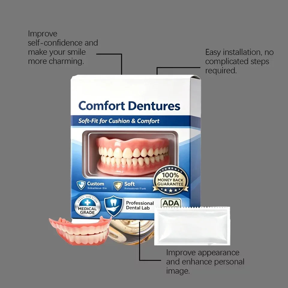 Adjustable Snap-On Cosmetic Dentures for Smile Enhancement - 15