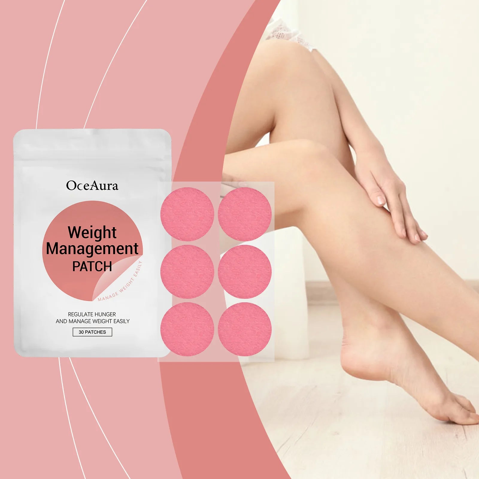 Natural Herbal Belly Slimming Patches for Body Shaping - 4