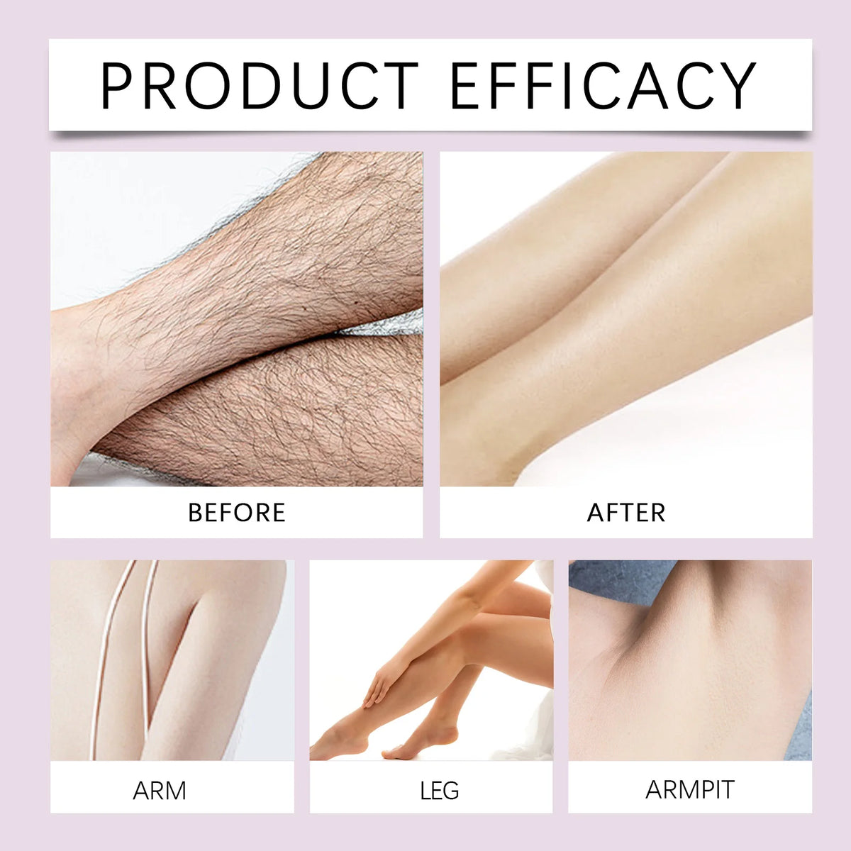 Painless Gentle Hair Removal Cream for Full Body