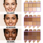 8-Shade Full Coverage Cream Concealer and Contour Palette