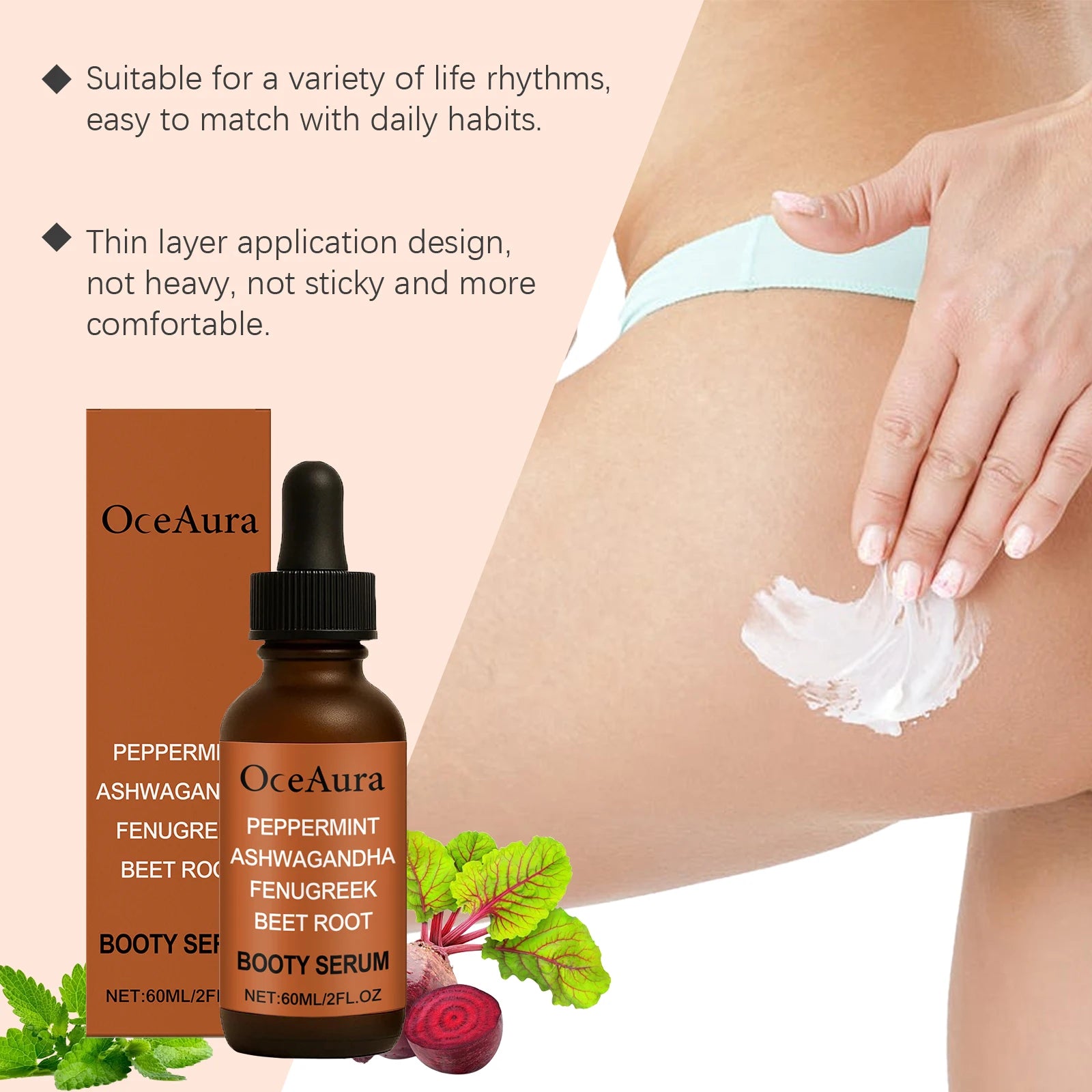 Butt Lifting and Firming Nourishing Massage Serum - 11