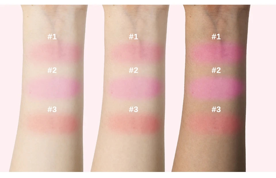 Long-Lasting Waterproof Cream Powder Blush
