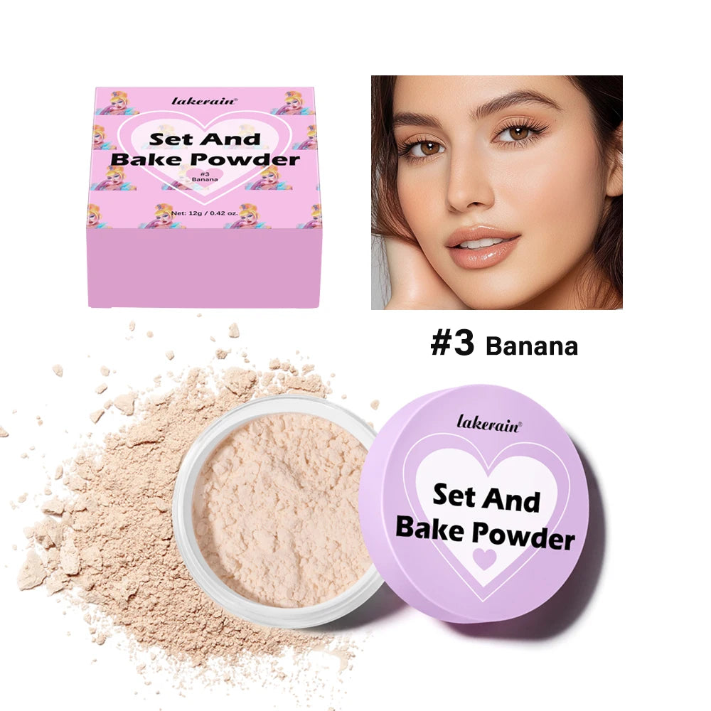 Oil-Absorbing Matte Setting and Baking Face Powder