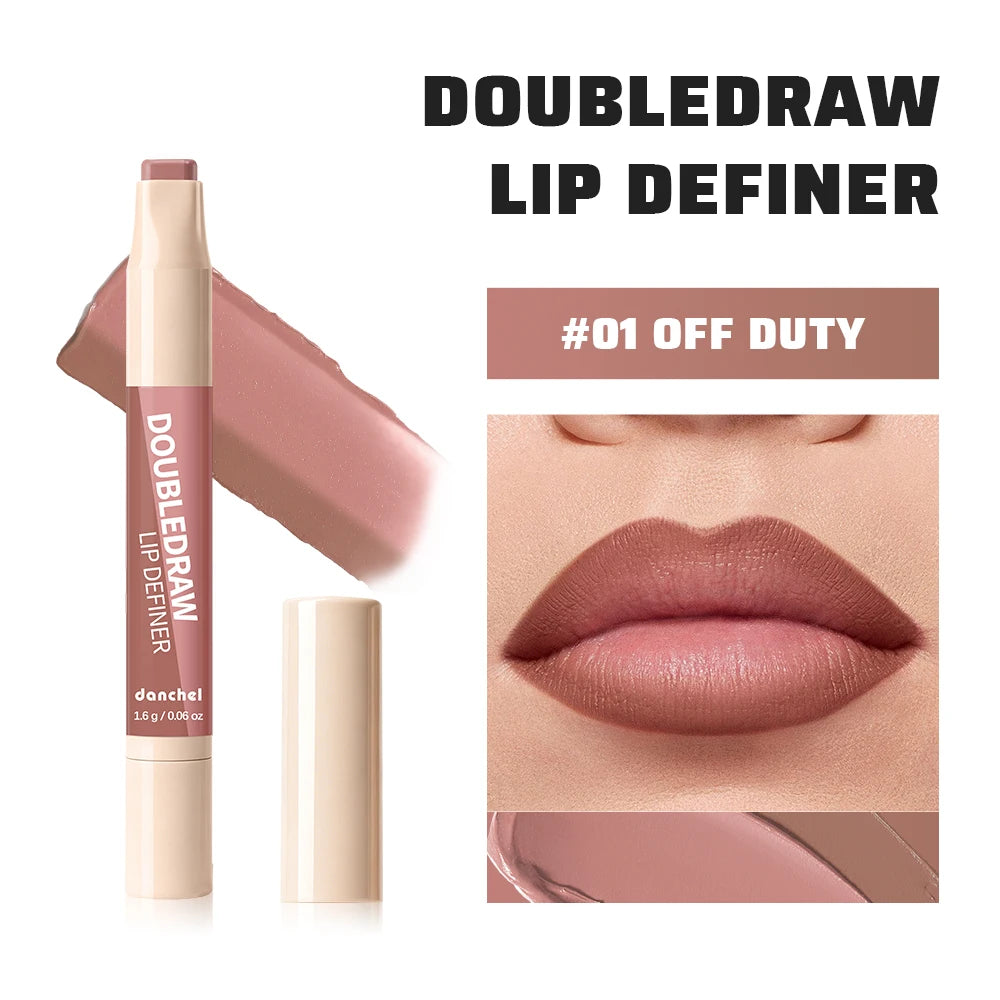 2-in-1 Dual Ended Lip Liner and Hydrating Matte Lipstick