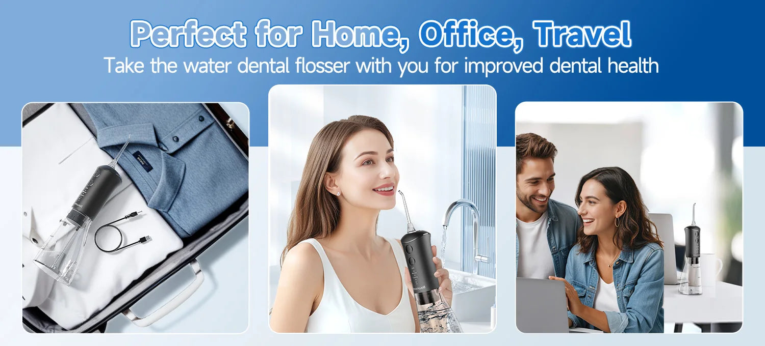 Rechargeable Portable Water Flosser for Teeth Cleaning - 14
