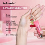 Moisturizing Lip Glowing Butter Gloss with Keychain