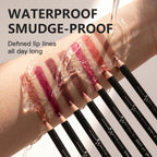 12-Color Waterproof Matte Lip Liner Pencil Set