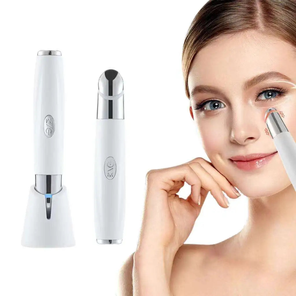 3-in-1 LED Photon Eye & Face Massager for Dark Circles and Puffiness