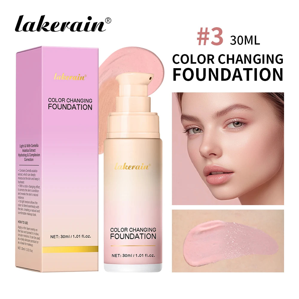 Color-Changing Liquid Foundation for Radiant Skin