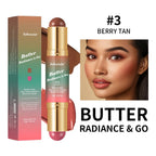 Dual-Ended Cream Blush and Bronzer Makeup Stick