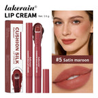 2-in-1 Waterproof Lip Cream and Blush with Cushion Applicator