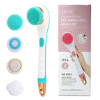 Electric Rechargeable Long-Handle Bath and Body Scrubber