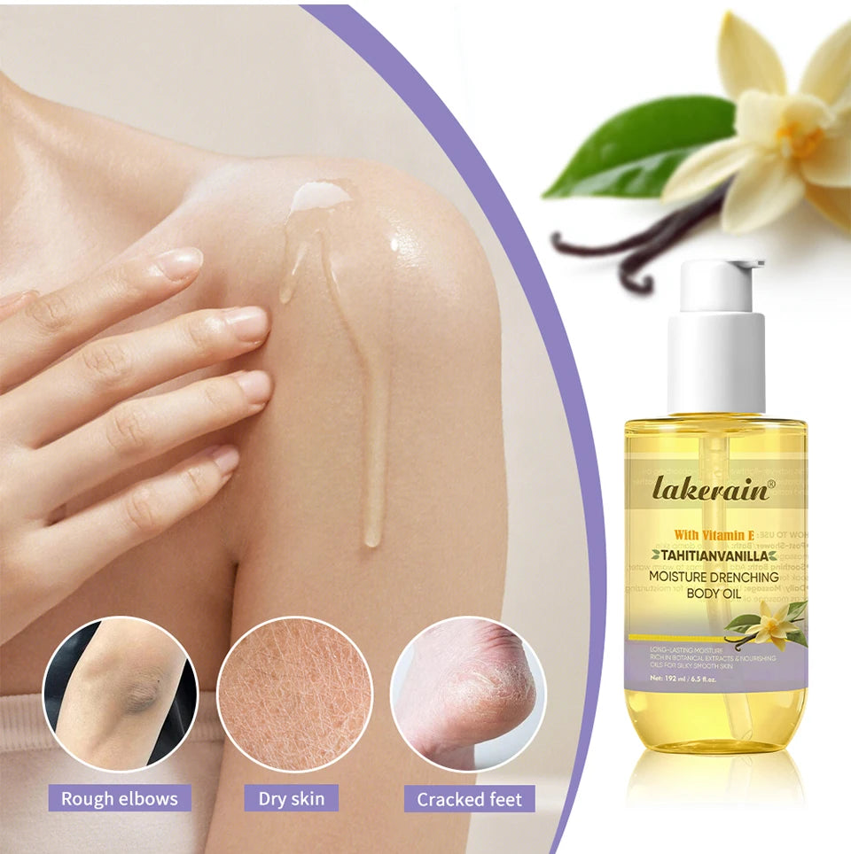 Moisturizing Vanilla Body Oil for Glowing Skin