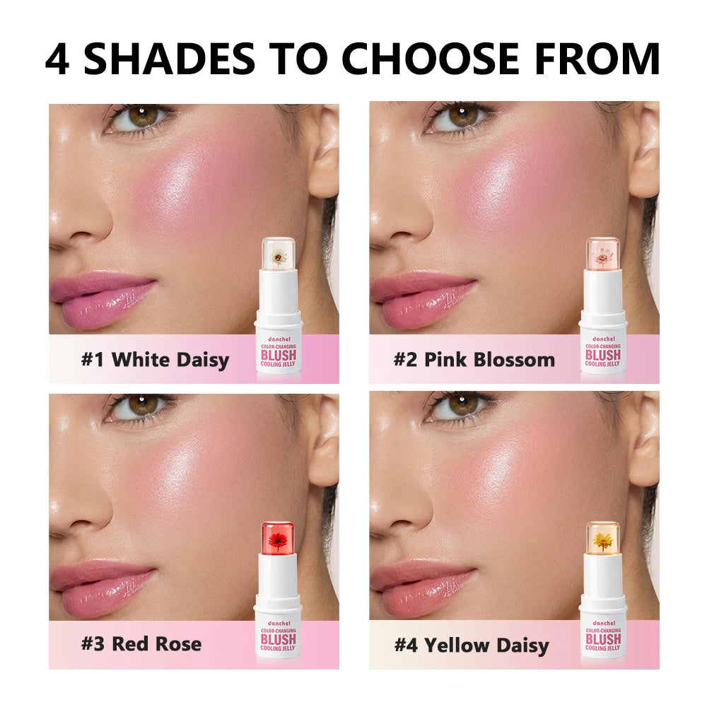 pH Adaptive Color-Changing Jelly Blush for Lips, Cheeks and Eyes