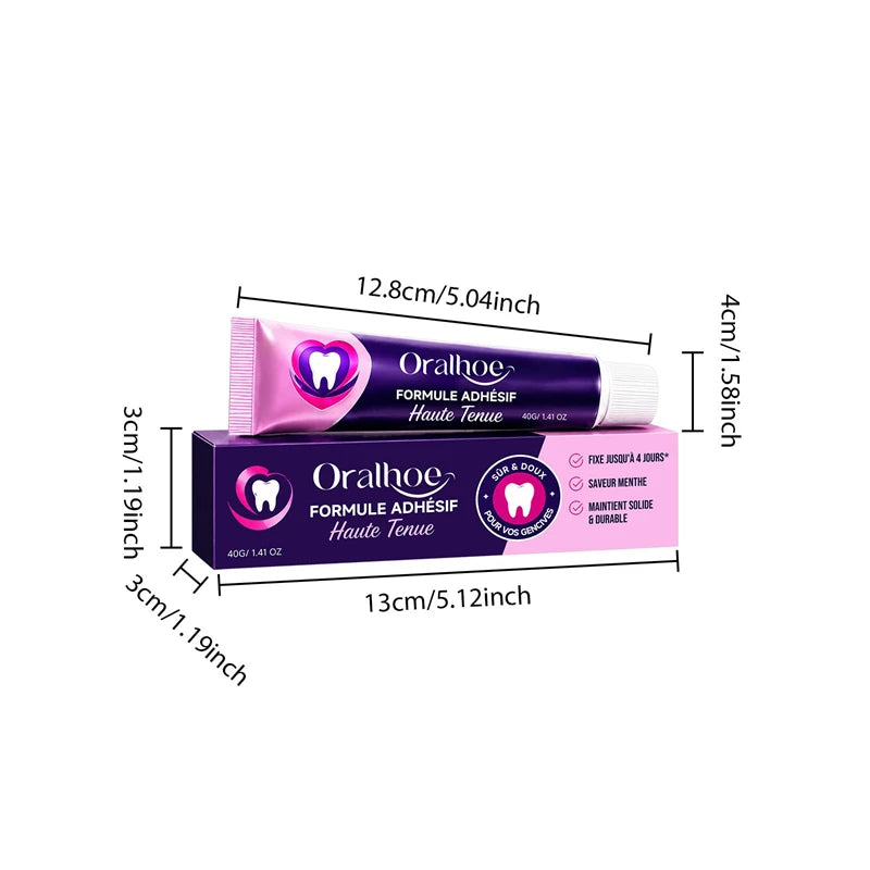 Silicone Denture Adhesive Cushion for Daily Stabilization
