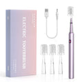 Rechargeable Acoustic Electric Toothbrush with 4 Replacement Heads