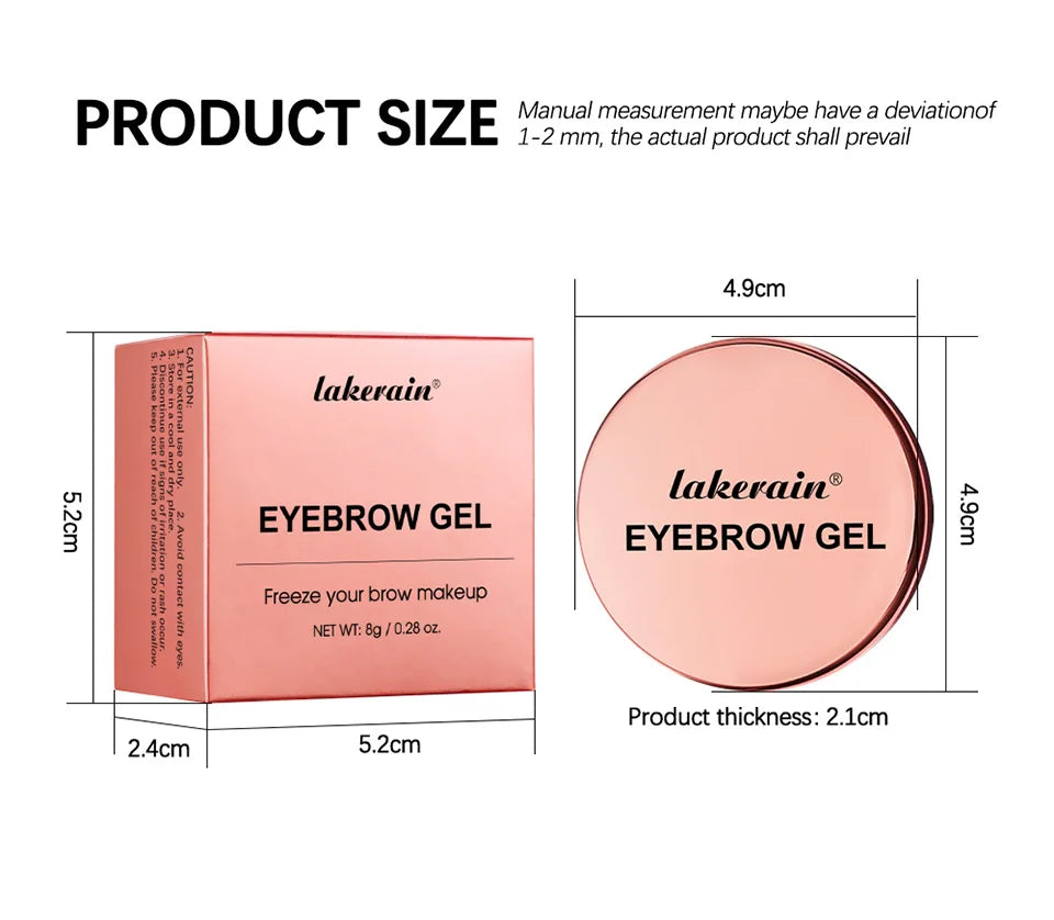 Waterproof 3D Eyebrow Styling Gel for Natural Laminated Brows