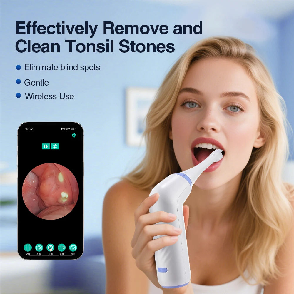HD Visible Tonsil Stone Remover Vacuum Tool - 7