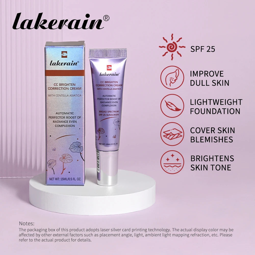 Color Correcting CC Cream Primer for Even Skin Tone and Radiance