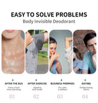 Long-Lasting Invisible Full Body Deodorant Cream