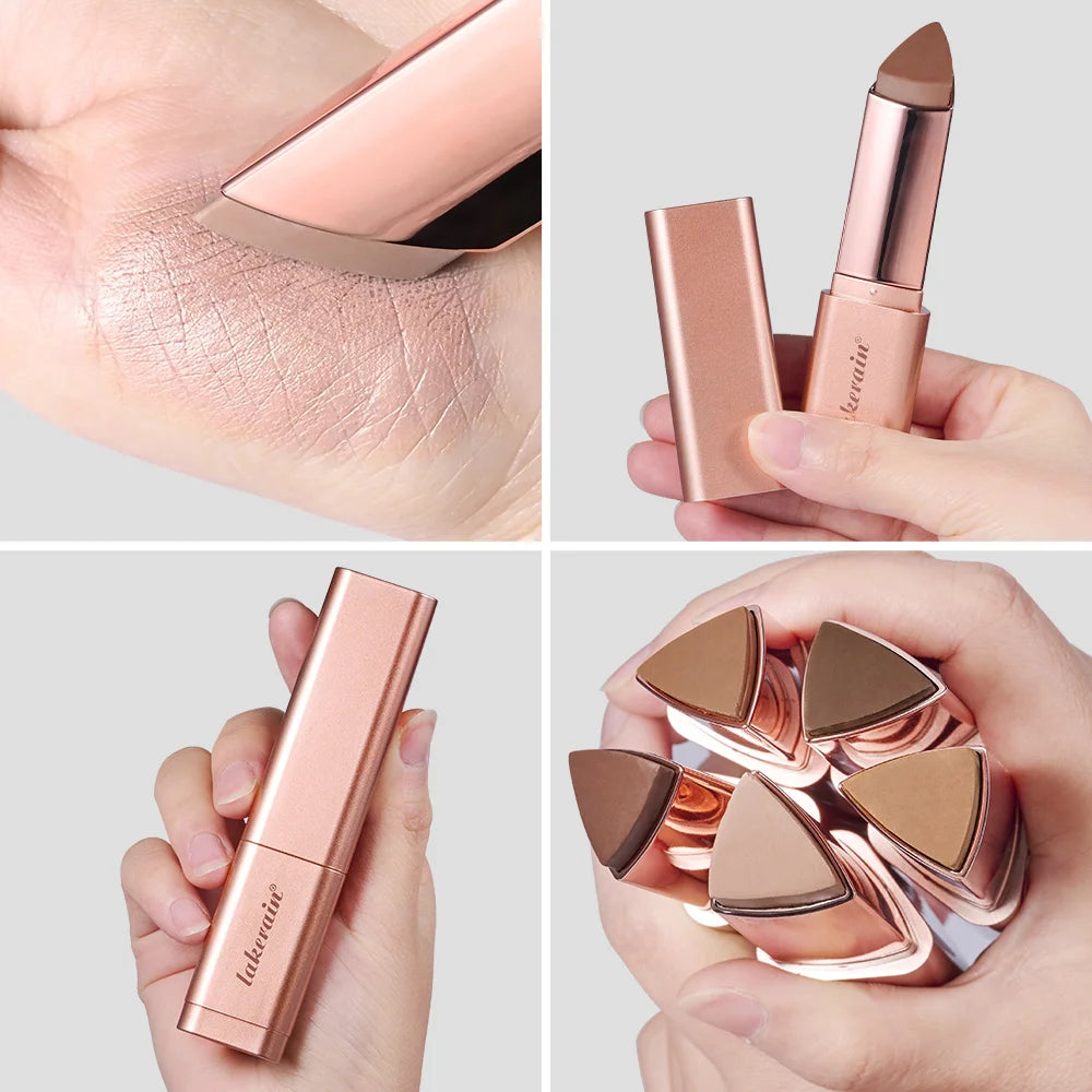 Cream Bronzer Stick for Seamless Face Contouring and Sculpting