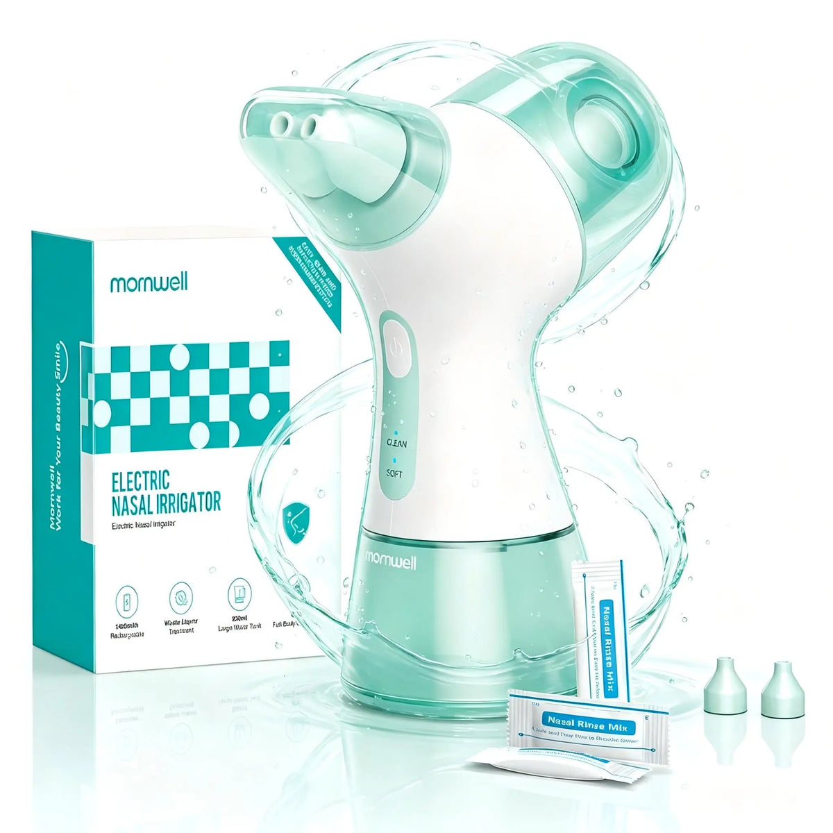 Electric Nasal Irrigator for Sinus Congestion Relief