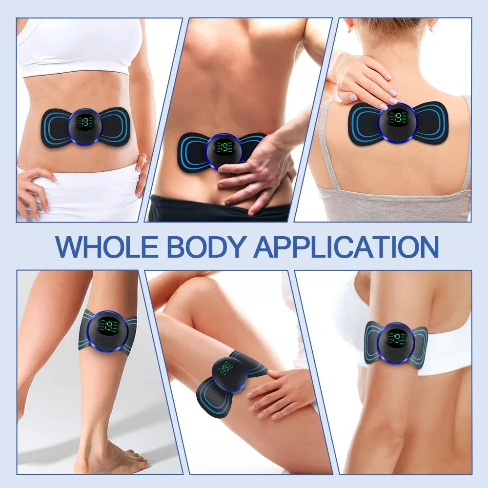 Portable Electric Muscle Stimulator Massager for Pain Relief