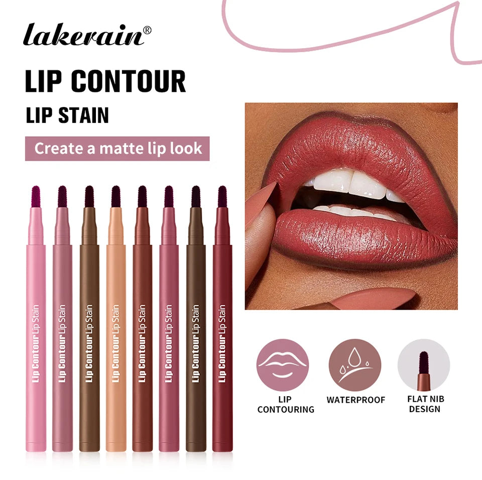 Waterproof Sculpting Ballpoint Felt Tip Lip Liner Stain - 20