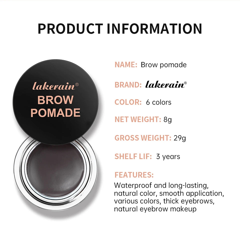 Waterproof Long-Lasting Eyebrow Pomade Gel - 14