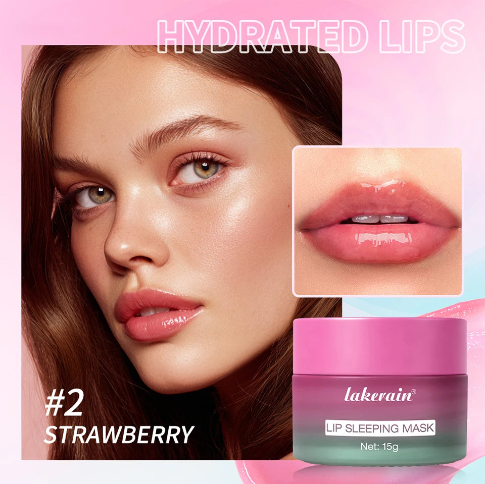 Dual-Color Hydrating Lip Sleeping Mask for Dry Lips - 9