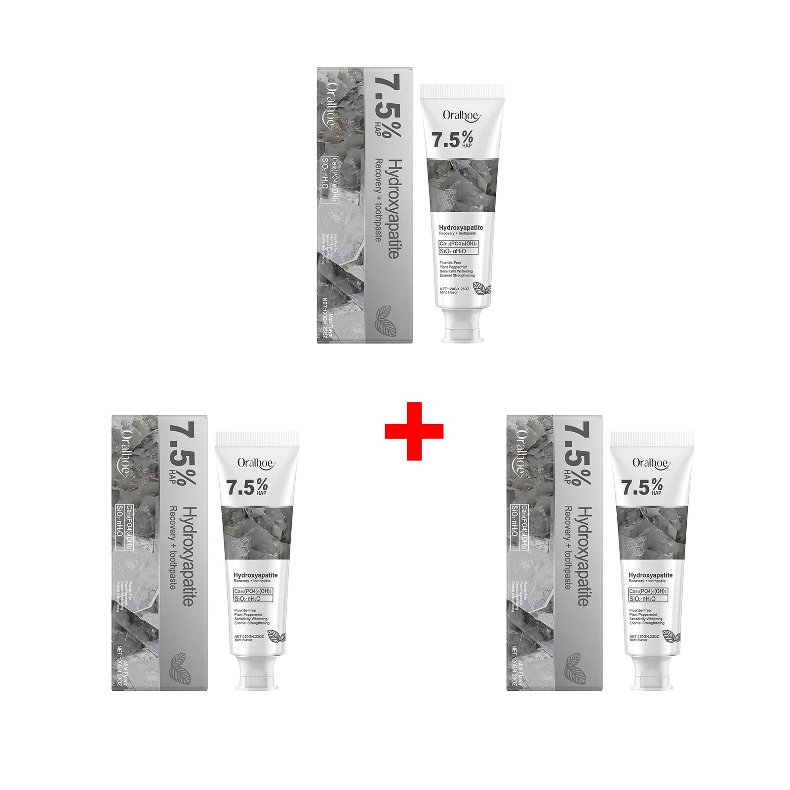 7.5% Hydroxyapatite Enamel Repair & Whitening Toothpaste - 20
