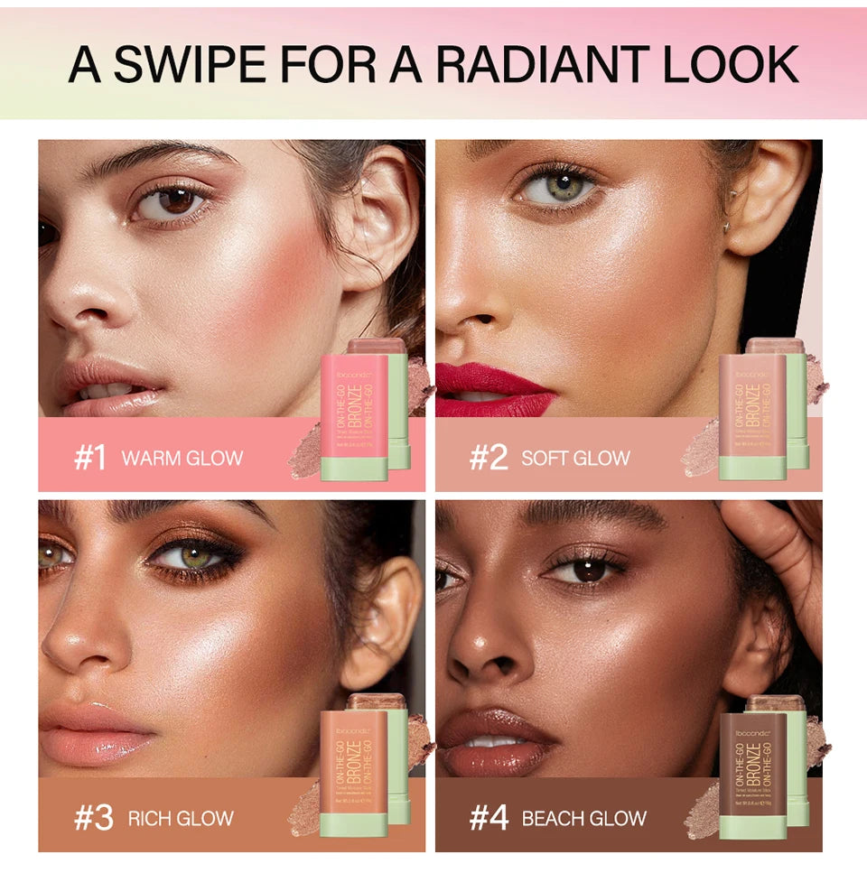 Multi-Purpose Waterproof Contour and Bronzer Stick