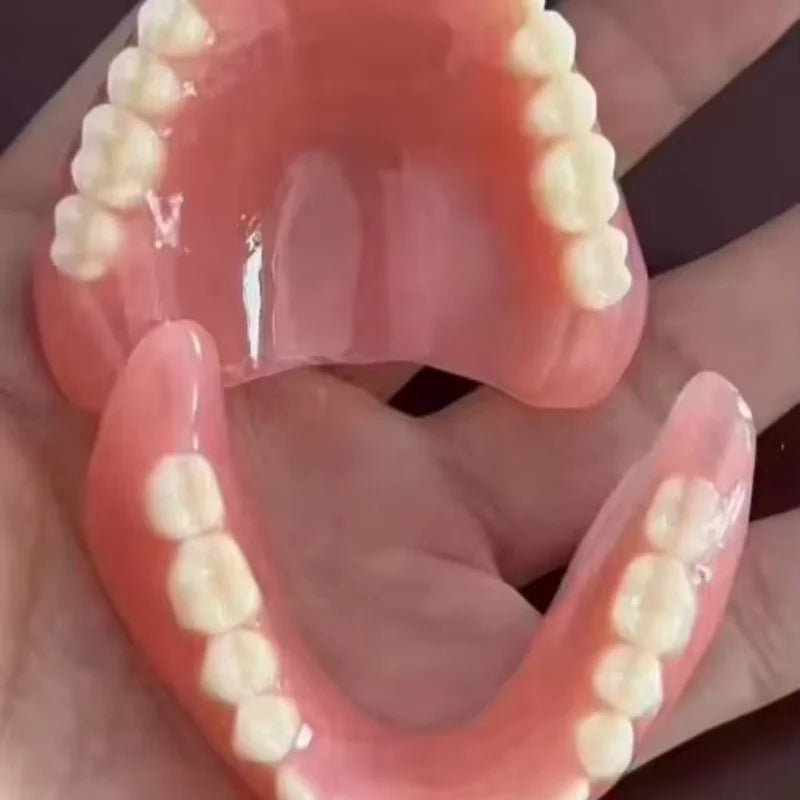 Full Mouth Silicone Denture Set for Natural Looking Smile