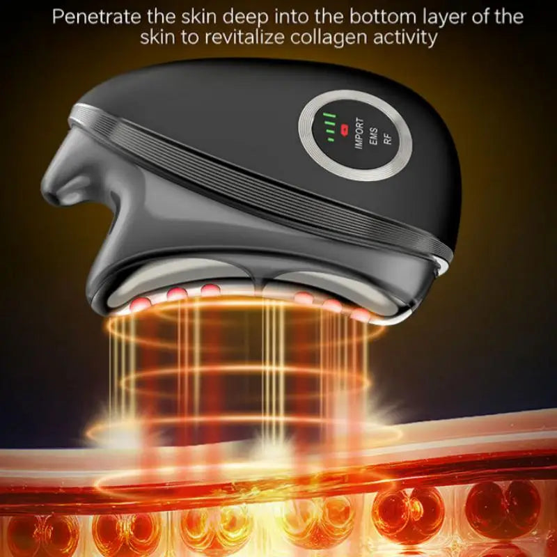 3-in-1 LED Microcurrent Facial Massager and Skin Contouring Wand