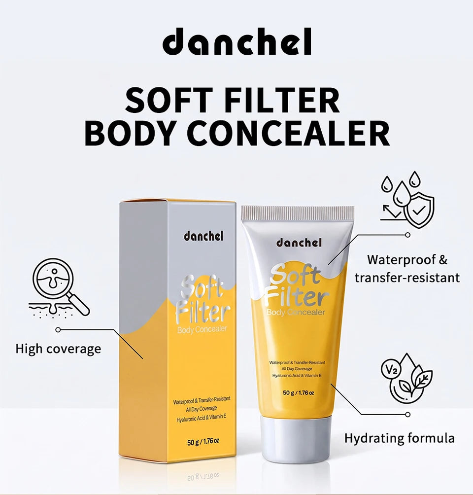 Waterproof Full Coverage Body Concealer for Scars, Tattoos and Veins - 7