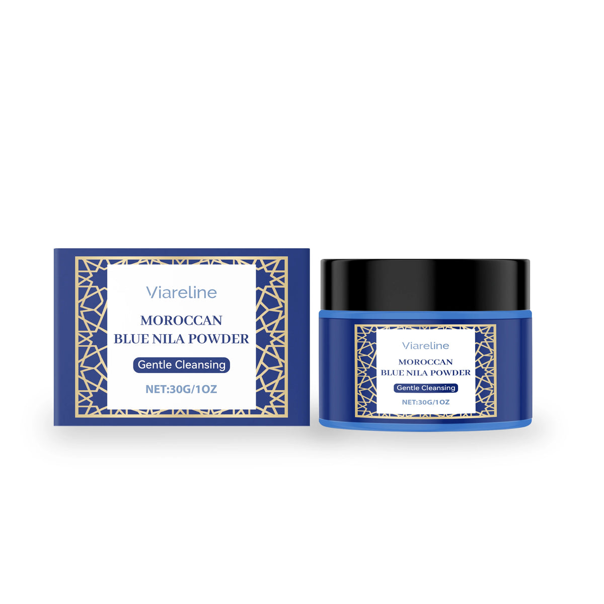 Moroccan Blue Nila Exfoliating Face Mask Powder
