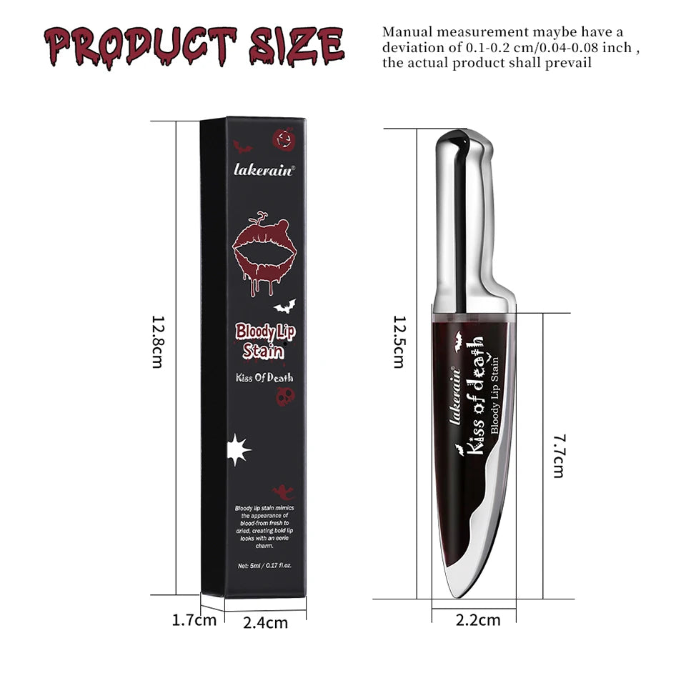 Waterproof Matte Lip Stain for Halloween Makeup