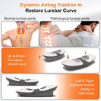 Electric Lumbar Traction Back Stretcher with Vibration Massage