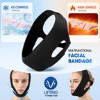 Hot and Cold Facial Compression Wrap for Chin and Face