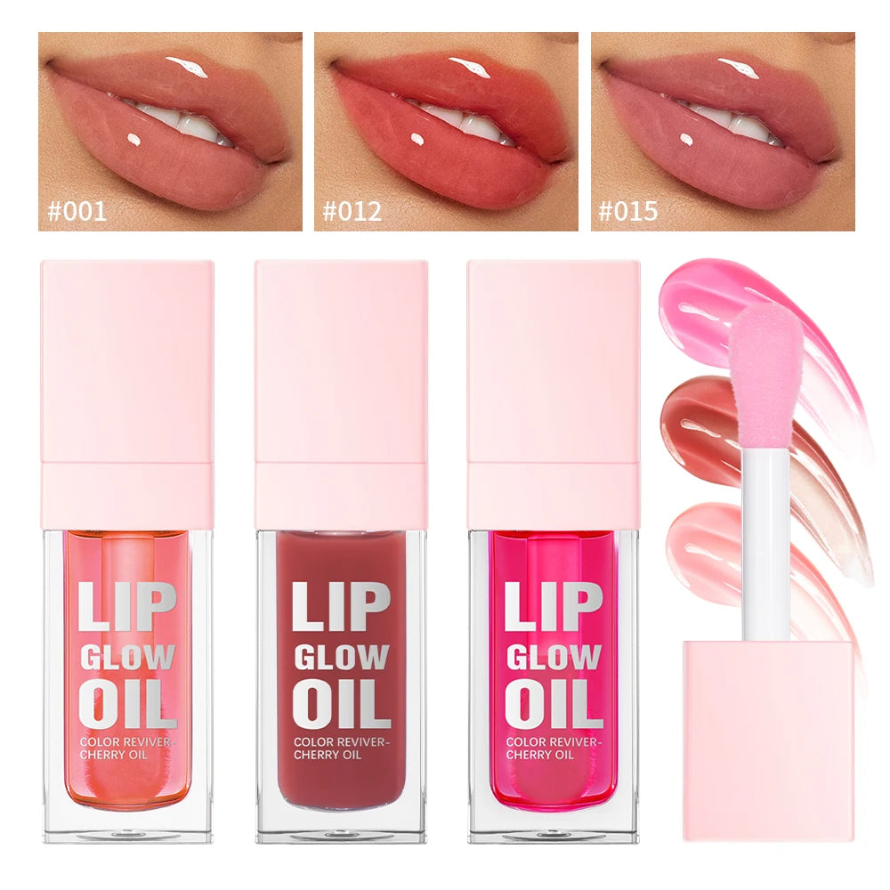 Hydrating Mirror-Finish Lip Glow Oil for Nourished, Shiny Lips