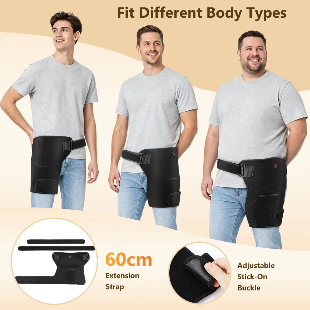 Red Light Therapy Heating Hip & Thigh Support Brace