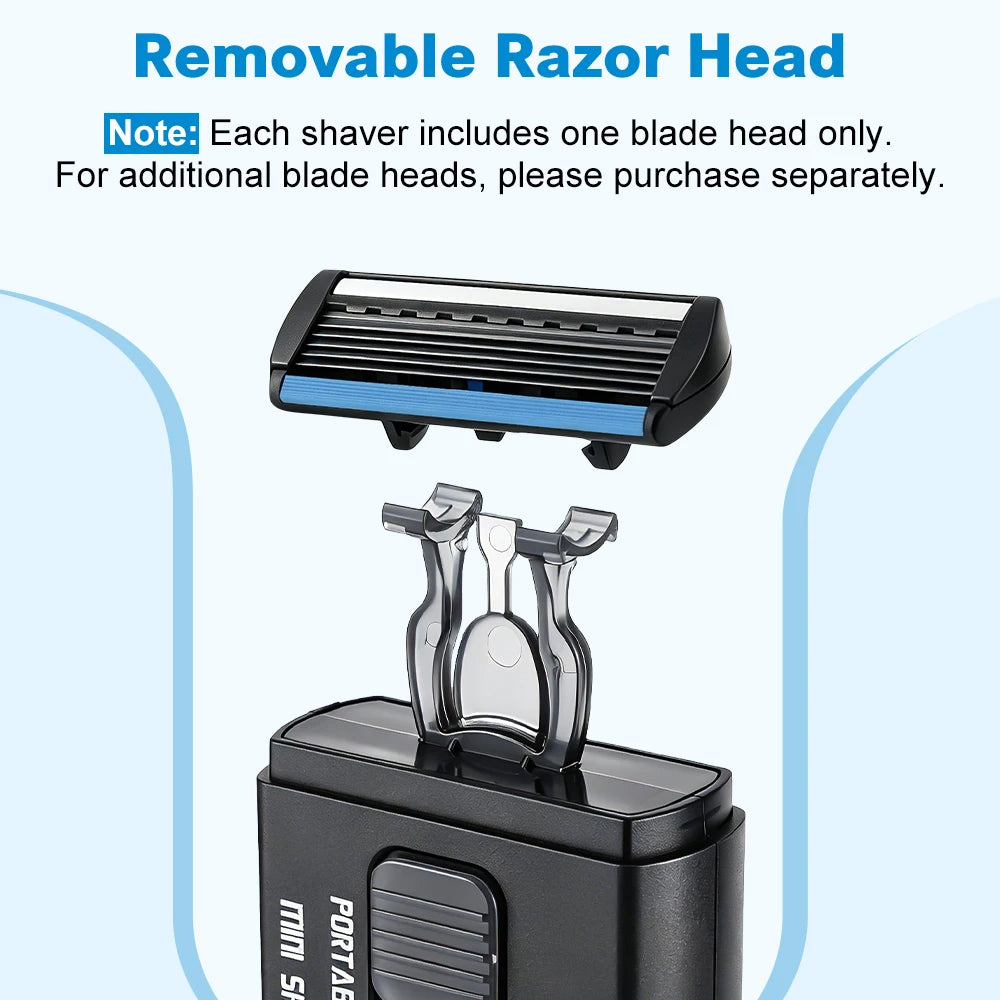Retractable Portable Manual Razor for Travel
