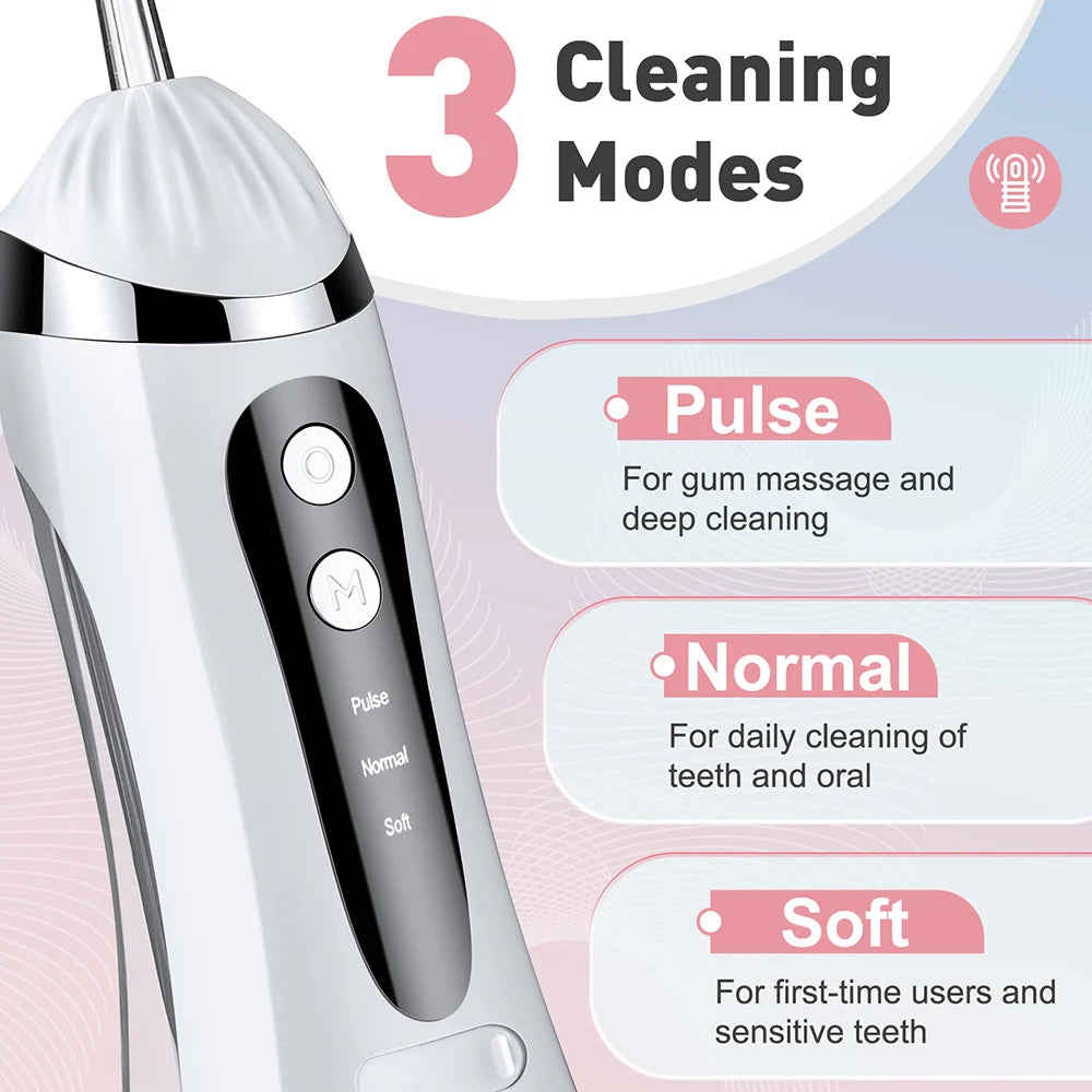 Portable Rechargeable Oral Irrigator Dental Water Flosser