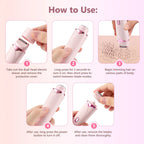 Dual-Head Painless Electric Body and Bikini Hair Trimmer