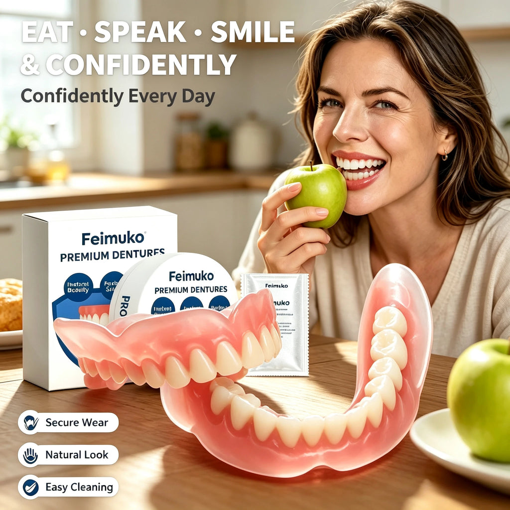 Snap-On Cosmetic Dentures for Instant Realistic Smile