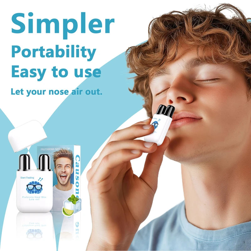 Refreshing Fruit Flavored Nasal Energy Stick for Driving Drowsiness